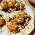 Air Fryer Bang Bang Shrimp Tacos
