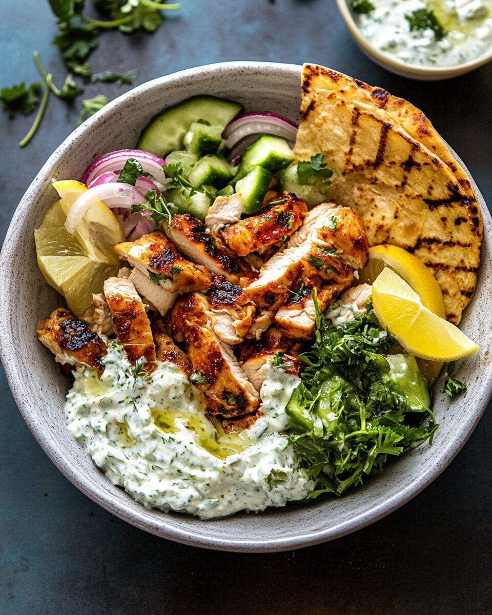 Chicken Tzatziki Bowls