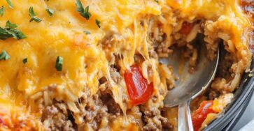 Cheesy Taco Rice Recipe