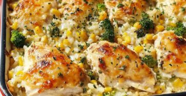 Creamy Chicken and Rice Casserole Recipe for Easy Dinner